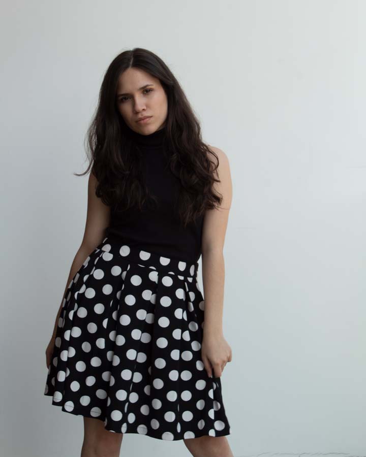 Polka dots skirt