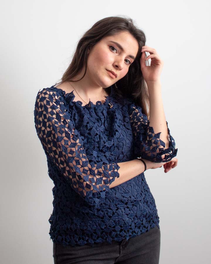 Ribbon Lace Blouse